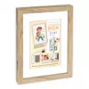 Dřevěný fotorámeček ZEP London Box Natural MRN82, vnitřní rozměr 14x21,5 cm