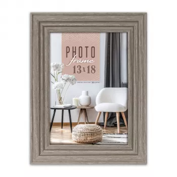 ZEP Munich šedý 13x18 dřevěný rámeček AA657G