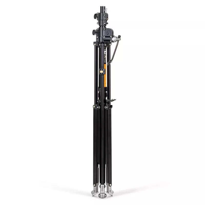 Manfrotto Super Wind-Up stativ černá ocel