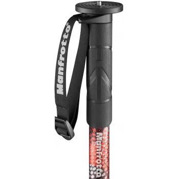 Manfrotto Element MII Aluminium Monopod, Red (MMELMIIA5RD)
