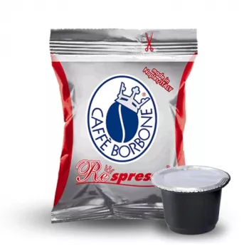 Kávové kapsle Caffè Borbone Respresso Miscela Rossa pro Nespresso, 50 ks, 5 g