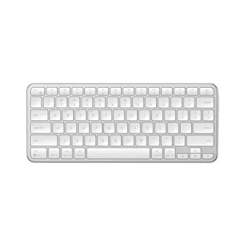 Satechi Slim EX1 Bluetooth klávesnice pro tři zařízení s přepínáním režimu Mac/Windows (stříbrná)
