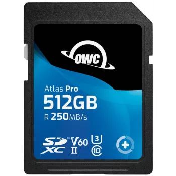OWC Atlas Pro 512 GB SDXC UHS-II V60 paměťová karta - rozšířená kapacita SD (SDXC)