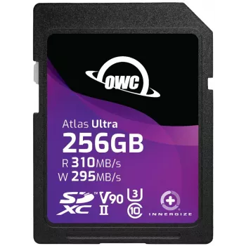 OWC Atlas Ultra 256 GB SDXC UHS-II V90 paměťová karta - 300 MB/s čtení, 250 MB/s zápis