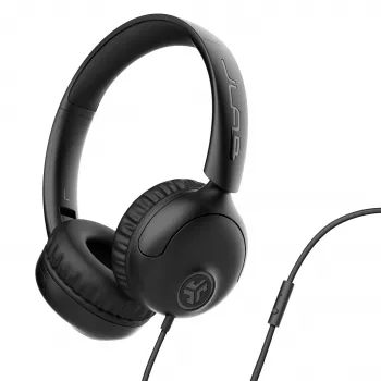 JLab Studio 2 drátová on-ear sluchátka s mikrofonem černá