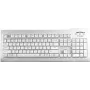 Klávesnice Seal Shield Silver Seal USB QWERTZ bílá IP68 vodotěsná, vhodná do myčky