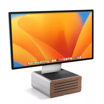 Twelve South HiRise Pro stojan na monitor s úložným prostorem pro iMac / Studio Display, stříbrný