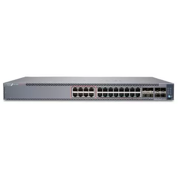 Juniper EX Series EX4100-24MP - switch - L3 - managed - 8 x 100/1G/2,5G/5G/10GBase-T + 16 x 1Gb Ethernet + 4 x 1/10 Gigabit (uplink)