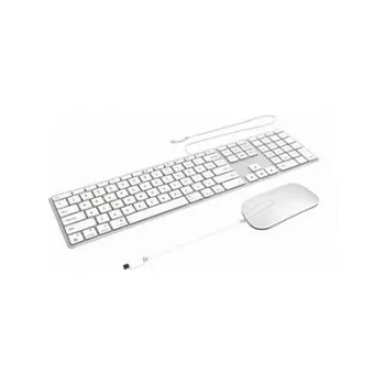 Sada ZAGG USB-C s kabelem: klávesnice a myš Apple – stříbrná