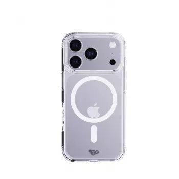 Pouzdro Tech21 EvoLite MagSafe Clear pro iPhone 17 Pro - transparentní, ochrana proti pádu z 3 m