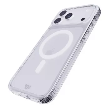 Tech21 EvoClear MagSafe pouzdro pro iPhone 17 Pro Max – průhledné, ochrana proti pádu 3,6 m