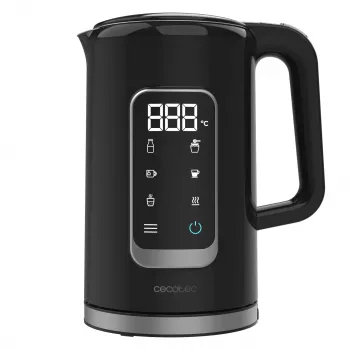 Elektrická rychlovarná konvice Cecotec ThermoSense 500 Touch, 1,7 l, 2200 W, černá
