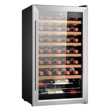 CECOTEC Bolero GrandSommelier 34030 Inox Compressor Wine Cooler 34 Bottles