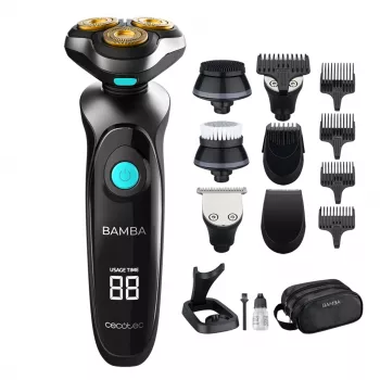 Cecotec Bamba PrecisionCare TwistGroom 10-in-1 multifunkční zastřihovač, černý