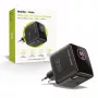 Mobile Origin 65W GaN nabíječka PW3 USB-C odnímatelný kabel 65 cm + USB-A černá