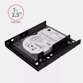AXAGON RHD-225 Mounting Frame for 2x 2.5 inch and 1x 3.5 inch Drives in PCI Slot - Black