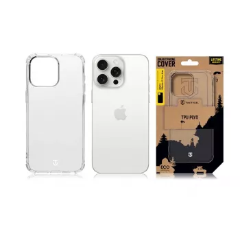 Tactical zadní kryt TPU Plyo pro iPhone 15 Pro transparentní