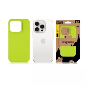 Tactical zadní kryt Velvet Smoothie pro iPhone 15 Pro - Avocado Green