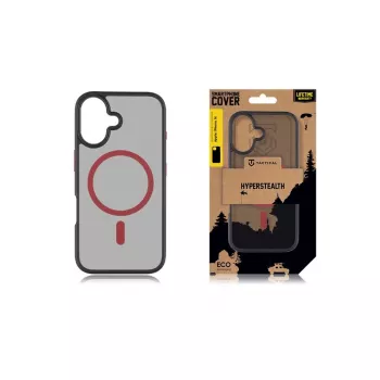 Tactical Back Cover MagForce Hyperstealth 2.0 pro iPhone 16, černá/červená