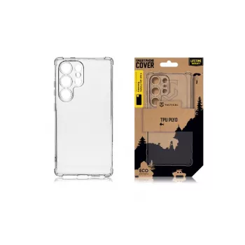 Tactical zadní kryt TPU Plyo pro Samsung Galaxy S25 Ultra průhledný