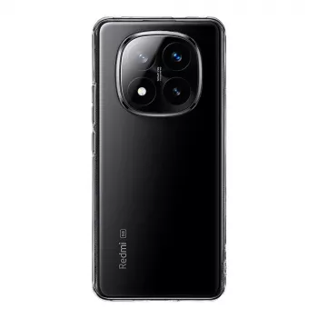 Tactical zadní kryt TPU pro Xiaomi Redmi Note 14 Pro+ 5G průhledný