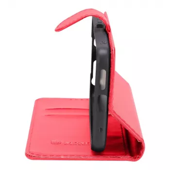 Tactical knižní kryt Field Notes iPhone 16e/17e červená