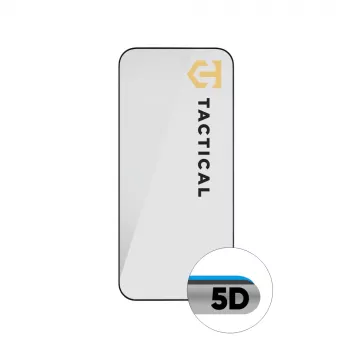 Ochranné sklo Tactical Glass Shield 5D pro Pixel 9a/10a, černé