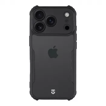Tactical zadní kryt Quantum Stealth iPhone 17 Pro čirý/černý