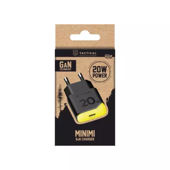 Nabíječka Tactical Minimi GaN 20W USB-C, černá