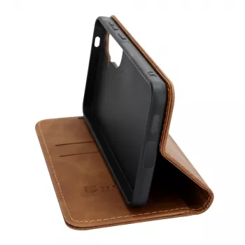 Taktický knižní kryt Xproof Galaxy A37, Mud Brown