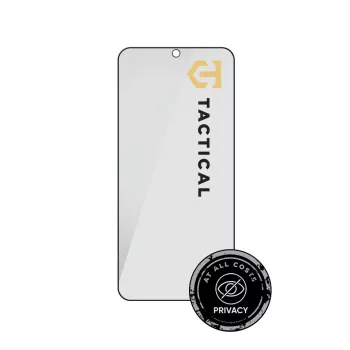 Taktické tvrzené sklo Glass Shield Privacy Stealth 5D pro Samsung Galaxy A57, černé