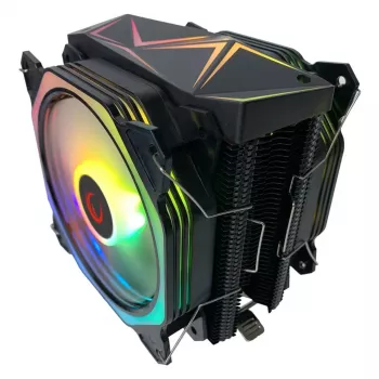 Rampage Octagon C60 vzduchový chladič CPU, dvouvěžový, 2x120mm ARGB ventilátory, 1800RPM, LGA 1700/AM5
