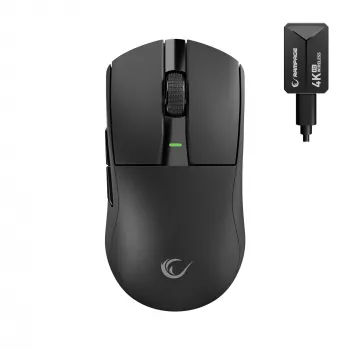 Rampage Zenith Pro černá bezdrátová herní myš 26000 DPI PAW3395 4KHz Tri-Mode černá