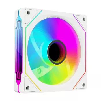 Skříňový ventilátor Rampage 120 mm 1800RPM Infinite Loop ARGB bílý PWM