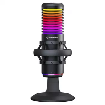 Rampage Bemol RGB USB-C herní mikrofon, černý