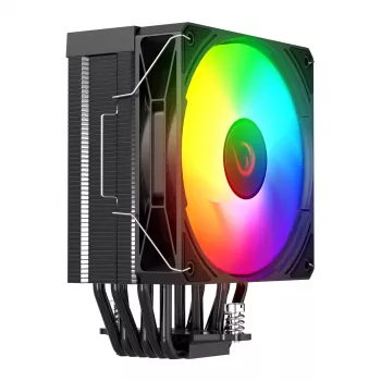Rampage Octagon C70 chladič CPU LGA1700/AM5 LCD ventilátor Infinity 120mm ARGB černý