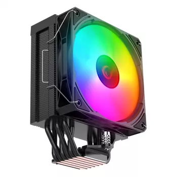 Rampage Octagon C70 chladič CPU LGA1700/AM5 LCD ventilátor Infinity 120mm ARGB černý