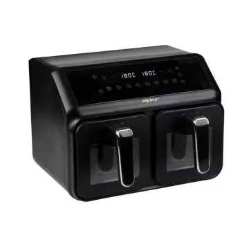 ALPINA Dual Zone Air Fryer 2x4L 2200W černá