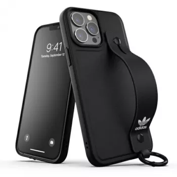 Pouzdro s popruhem na ruku Adidas Originals pro iPhone 13 Pro Max 6,7 inch - černé