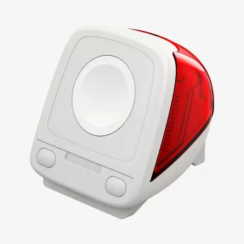 Spigen Classic C1 stojan pro Apple Watch rubínový