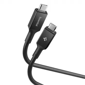 SPIGEN EB24012CC Essential USB-C na USB-C kabel 240W 120cm černý