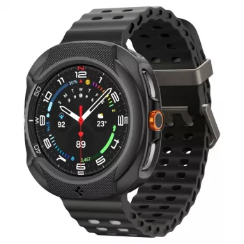 Pouzdro Spigen Liquid Air pro Samsung Galaxy Watch 8 Classic (46 mm), matně černé (ACS09841)