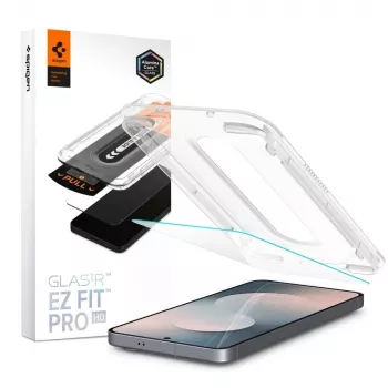 Spigen Glas.tR EZ Fit Pro HD Tempered Glass Screen Protector for Samsung Galaxy S25 FE - Clear (2-Pack)