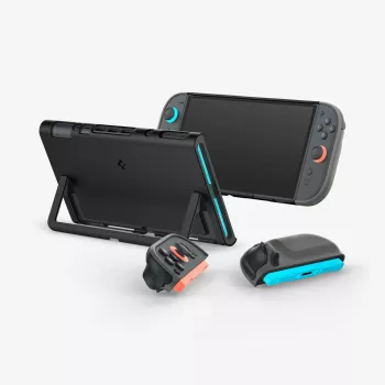 Ochranné pouzdro Spigen Nano Pop pro Nintendo Switch 2, černé sezamové