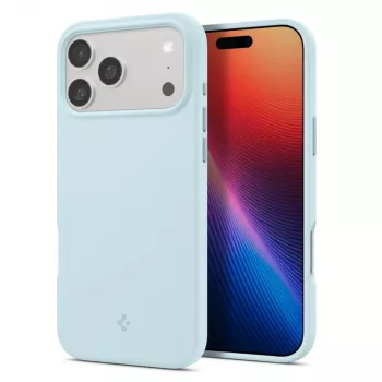 Pouzdro Spigen Silicone Fit Mag MagSafe pro iPhone 17 Pro Max, Mute Blue