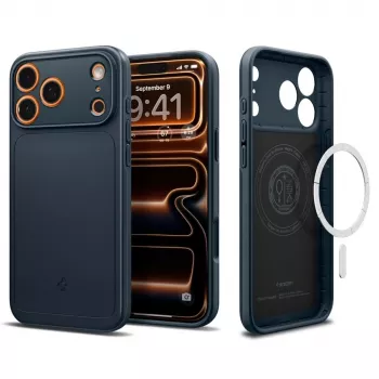 Spigen Thin Fit Mag MagSafe pouzdro pro iPhone 17 Pro Max, Metal Slate