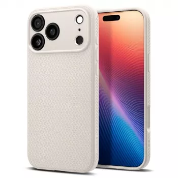 Spigen Liquid Air pouzdro pro iPhone 17 Pro, Natural Titanium