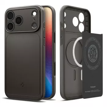 Spigen Thin Fit Mag MagSafe pouzdro pro iPhone 17 Pro, Gunmetal