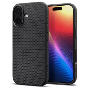 Spigen Liquid Air pouzdro pro iPhone 17, matná černá
