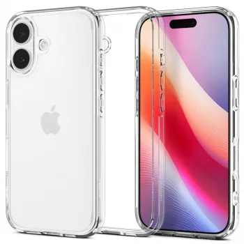 Pouzdro Spigen Ultra Hybrid pro iPhone 17, Crystal Clear